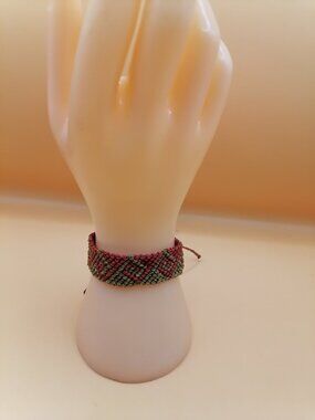 Geometric Macrame Bracelet Hand-Woven Friendship Bracelet
